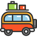 vehicle, Automobile, minivan, Car, transportation, transport DarkSlateGray icon