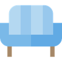 Seat, Chair, furniture, Armchair, Comfortable, Furniture And Household SkyBlue icon
