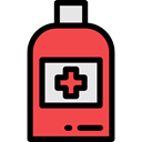 Healthcare And Medical, medical, Alcohol, Healing, Health Care, Hygienic, Desinfectant Black icon
