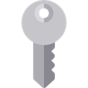 password, security, Access, pass, Tools And Utensils, Door Key, Passkey, Key Black icon