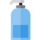 bathroom, soap, hygiene, Tools And Utensils, Liquid Soap SkyBlue icon
