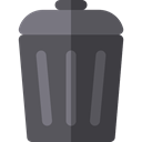 delete, Trash, Bin, Garbage, Can, recycling, Tools And Utensils, Multimedia Option, Furniture And Household DimGray icon
