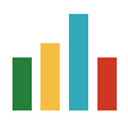 Schedule, Diagram, Bar chart, black background Black icon