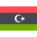 world, flag, Libya, flags, Country, Nation DarkSlateGray icon