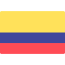 world, flag, Colombia, flags, Country, Nation Khaki icon