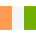 world, flag, flags, Country, Nation, Ivory Coast SandyBrown icon