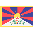 world, flag, flags, Country, Tibet, Nation DarkSlateBlue icon