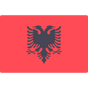 flag, Albania, flags, Country, world, Nation Tomato icon