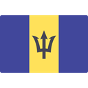 world, flag, Barbados, flags, Country, Nation DarkSlateBlue icon