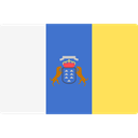 world, flag, flags, Region, Canary Islands WhiteSmoke icon
