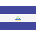 world, flag, Nicaragua, flags, Country, Nation DarkSlateBlue icon