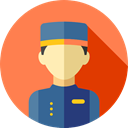 user, profile, Avatar, job, Social, Concierge, profession, Professions And Jobs Coral icon