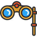 Binoculars, vision, Opera, miscellaneous Black icon