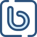 Logo, social media, social network, Bebo, logotype, Logos, Brands And Logotypes DarkSlateBlue icon