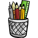 pencil case, Tools And Utensils, Writing Tool, education Icon
