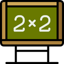 Class, Eraser, education, Blackboard, school Olive icon