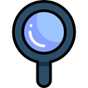 zoom, detective, Loupe, Seo And Web, search, magnifying glass Black icon