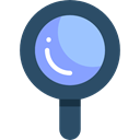 search, magnifying glass, zoom, detective, Loupe, Seo And Web Icon