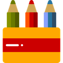 Edit, pencil, Tools And Utensils, Draw, education, writing, pencils Orange icon