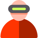 virtual reality, technology, electronic, electronics, Multimedia, digital Firebrick icon