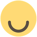 Face, happy, smiley, smile, Emoji, expression, feeling Khaki icon