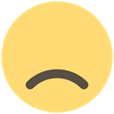 Face, smiley, unhappy, sad, Emoji, expression, feeling Khaki icon