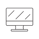 screen, Imac, computing, internet, Apple, Computer, monitor Black icon