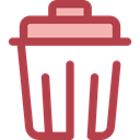 miscellaneous, Trash, interface, Basket, Bin, Garbage, Can, Tools And Utensils Sienna icon