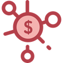 Business, Money, Coins, Cash, stack, Currency, Seo And Web Sienna icon