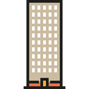 Building, city, town, buildings, skyscraper, real estate, urban, Architectonic, Architecture And City Black icon