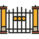 Gate, Architecture And City, Access, Door Icon