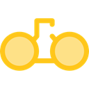 Binoculars, Eye, ui, see, spy, Goggles, sight, Tools And Utensils Black icon