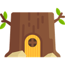 nature, legend, Fantasy, Folklore, Fairy Tale, Stump House Sienna icon