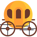 transportation, transport, legend, Fantasy, Carriage, Folklore, Fairy Tale SaddleBrown icon