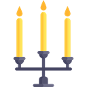 Tools And Utensils, miscellaneous, light, Candle, illumination, candlestick Black icon