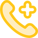 telephone, interface, technology, Communication, Conversation, Communications, phone call Gold icon