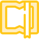 Book, Library, education, reader, reading, leisure, open book, School Material Gold icon