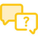 Multimedia, Chat, Communication, speech bubble, Conversation, Communications Gold icon