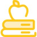 Literature, Library, education, reading, study, Book, Books Gold icon