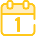 Calendars, Time And Date, Schedule, interface, Administration, Organization, Calendar, time, date Gold icon