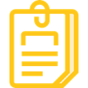 document, File, Archive, interface, education, files Gold icon