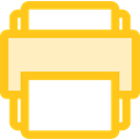 printer, education, Ink, technology, paper, Print, printing, Tools And Utensils Gold icon