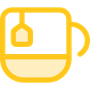 Coffee, tea, food, Chocolate, mug, coffee cup, hot drink, Tea Cup, Food And Restaurant Gold icon