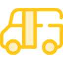 transportation, Public transport, transport, vehicle, Bus, Automobile Gold icon