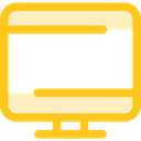 television, technology, Tv, Computer, monitor, screen Gold icon