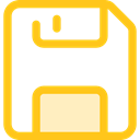 Multimedia, save, Floppy disk, interface, technology, electronics, Diskette, Save File, Flash Disk Gold icon