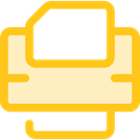 paper, Print, printer, Ink, technology, electronics, printing, Tools And Utensils Gold icon