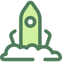 Rocket, transportation, transport, Space Ship, Rocket Ship, Space Ship Launch, Rocket Launch DimGray icon