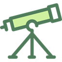 science, education, Observation, space, telescope, Tools And Utensils DimGray icon