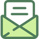 Email, envelope, Communications, Message, mail, Letter DimGray icon